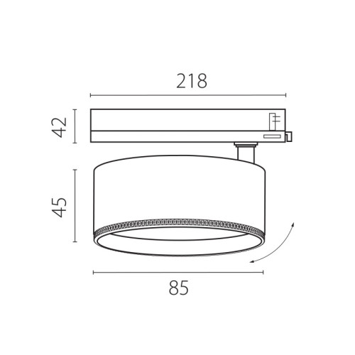 Светильник на шине Lightstar A5537TRIAC Светильник на шине Lightstar A5537TRIAC