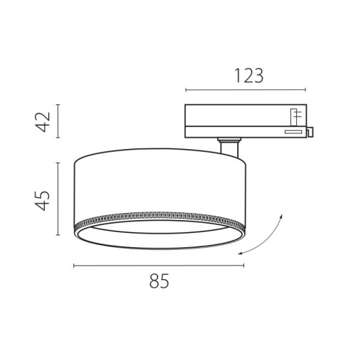 Светильник на шине Lightstar A5537QT Светильник на шине Lightstar A5537QT