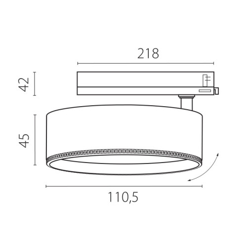 Светильник на шине Lightstar A5646TRIAC Светильник на шине Lightstar A5646TRIAC
