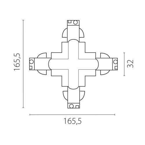 Коннектор Lightstar 504146-FR Коннектор Lightstar 504146-FR