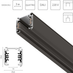 Шинопровод Lightstar 504038-DALI Шинопровод Lightstar 504038-DALI
