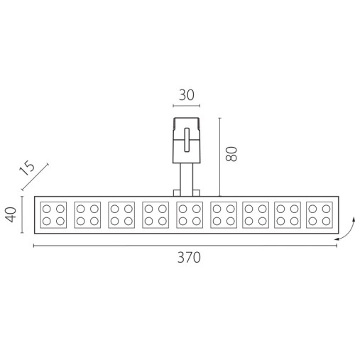 Светильник на шине Lightstar 270147 Светильник на шине Lightstar 270147