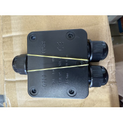 Муфта водонепроницаемая герметичная 60х70х30 IP68 3 ввода с клеммами 3pin