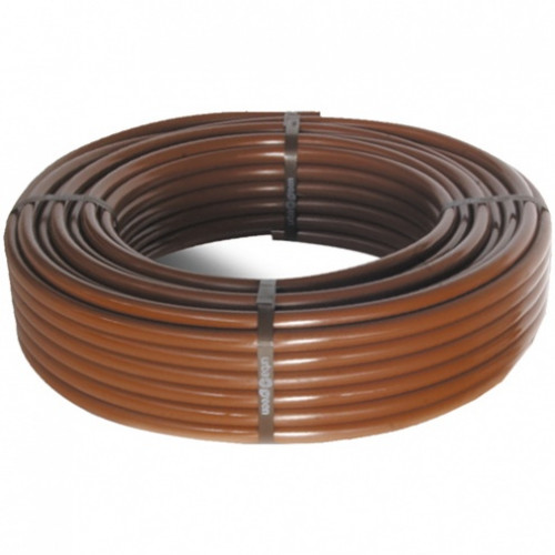 DROPBYDROP - слепая трубка 16 мм\ 44mil \ бухта 100 м.\ коричневая