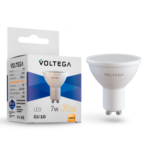 Светодиодная лампа Simple MR16 7W 3000K 110° GU10 (7248)