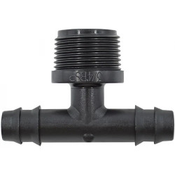 Irritec IP60820MON16C - тройник 16 х 3/4"НР х16  POLY<608>