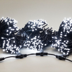 Комплект 3 Белых Нити по 20м, 600 LED, Провод Черный Каучук 2,3мм, IP54,EC0600-11-1W Комплект 3 Белых Нити по 20м, 600 LED, Провод Черный Каучук 2,3мм, IP54,EC0600-11-1W