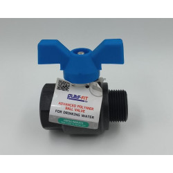 Plast-Fit - Кран шаровый 1" НР-ВР (ИЗРАИЛЬ)