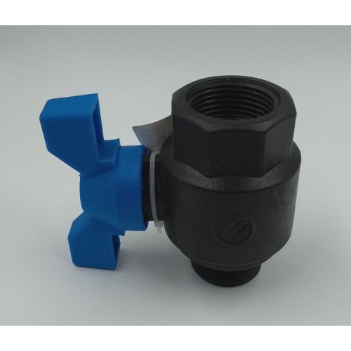 Plast-Fit - Кран шаровый 1" НР-ВР (ИЗРАИЛЬ)