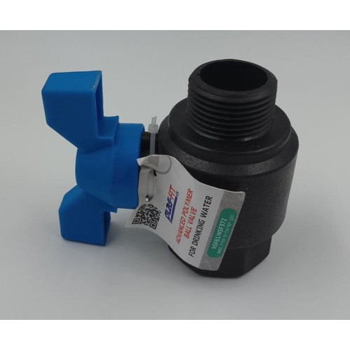 Plast-Fit - Кран шаровый 1" НР-ВР (ИЗРАИЛЬ)