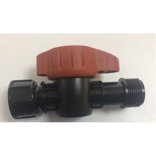 Teco Testa Roja 210192 - краник цилиндрический 1" НР х ВР (Rotating)