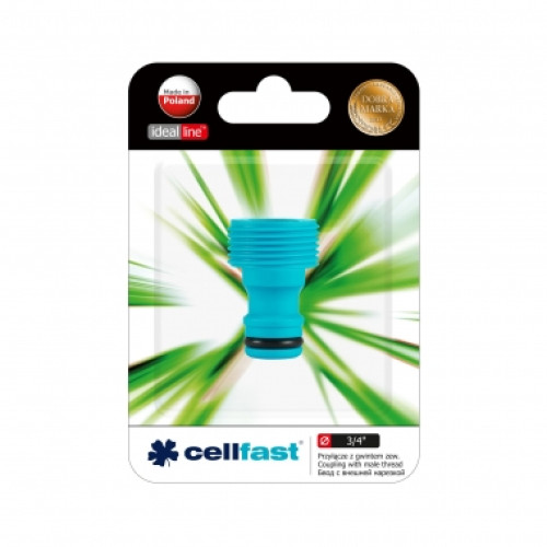 Cellfast 50-235 - Адаптер (штуцер) с НР нарезкой 3/4