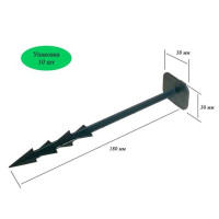 Колышек пластиковый для укрывного материала (пакет 10 шт)