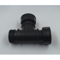 Тройник с накидными гайками 2"НР×2"НГ×2"НГ