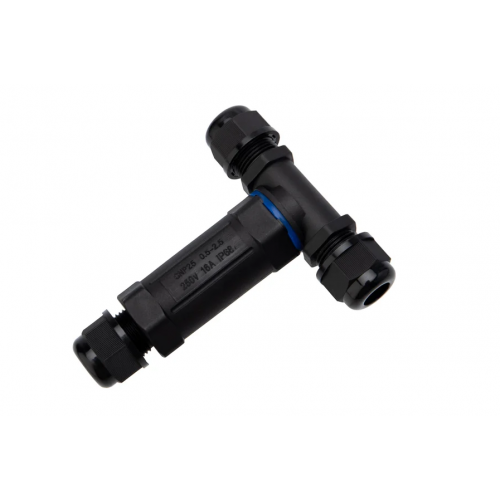 T-образный кабельный коннектор REXANT 3PIN 0,5-2,5мм2 IP68 07-5962