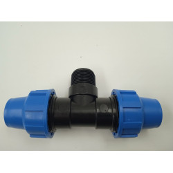 Poliext - тройник НР 20×3/4"×20