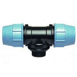 Unidelta - тройник PN16 - 25 x1"x 25 НР