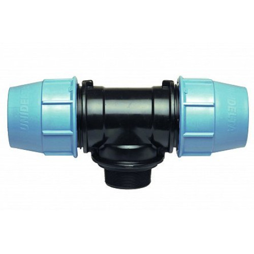 Unidelta - тройник PN16 - 25 x1"x 25 НР