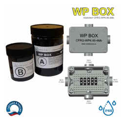Распределительная коробка 95х65х55 IP67 WP BOX с компаундом Распределительная коробка 95х65х55 IP67 WP BOX с компаундом