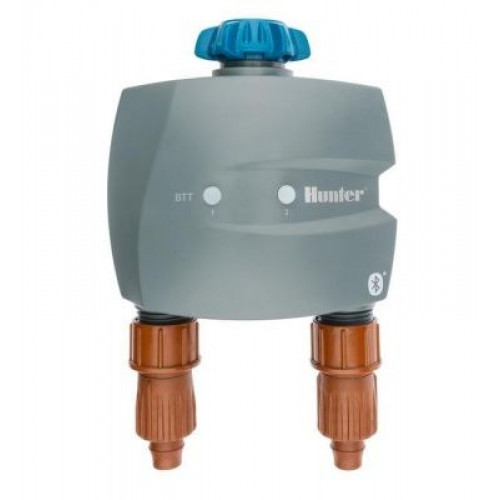 Hunter BTT-201 - садовый таймер 2 зоны 3VDC \ Bluetooth® + адаптер QC