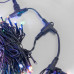 Комплект 5 Разноцветных Нитей по 20м с Мерцанием Белого Диода, 1000 LED, Провод Черный Каучук 2,3мм, IP54