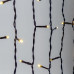 Гирлянда Занавес 2 x 3 м Желтый 220В, 600 LED, Провод Черный ПВХ, IP54