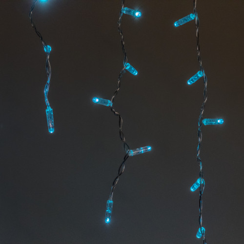 Гирлянда Бахрома с Колпачком 3,1 x 0,5 м Небесно-Голубая 220В, 120 LED, Провод Прозрачный ПВХ, IP65 Гирлянда Бахрома с Колпачком 3,1 x 0,5 м Небесно-Голубая 220В, 120 LED, Провод Прозрачный ПВХ, IP65