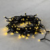 Гирлянда Нить с Колпачком 10м Золотой, 100 LED, Провод Черный ПВХ, IP65 Гирлянда Нить с Колпачком 10м Золотой, 100 LED, Провод Черный ПВХ, IP65