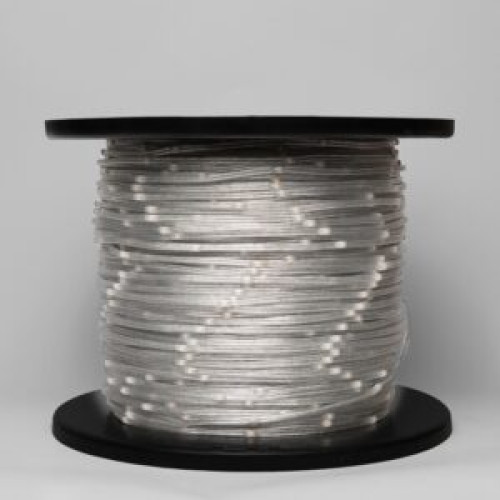 Гирлянда Нить с Эффектом Бегущий Огонь 1,9м Белая 24В, 160 LED, Провод Беылй ПВХ, IP54