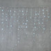 Гирлянда Бахрома 5 x 0,9 м Небесно-Голубая 220В, 348 LED, Провод Прозрачный Силикон, IP65