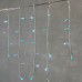 Гирлянда Бахрома 5 x 0,9 м Небесно-Голубая 220В, 348 LED, Провод Прозрачный Силикон, IP65