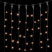 Гирлянда Занавес 2 x 2 м Экстра Тепло-Белый 220В, 400 LED, Провод Черный ПВХ, IP54