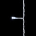 Гирлянда Занавес 2 x 2 м Белый с Мерцанием Белого Диода 220В, 400 LED, Провод Прозрачный ПВХ, IP54