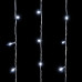 Гирлянда Занавес 2 x 2 м Белый с Мерцанием Белого Диода 220В, 400 LED, Провод Прозрачный ПВХ, IP54