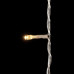 Гирлянда Занавес 2 x 2 м Тепло-Белый с Мерцанием Белого Диода 220В, 400 LED, Провод Прозрачный ПВХ, IP54