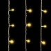 Гирлянда Занавес 1 x 6 м Тепло-Белый 220В, 600 LED, Провод Прозрачный ПВХ, IP54