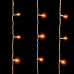 Гирлянда Занавес 1 x 6 м Желтый 220В, 600 LED, Провод Прозрачный ПВХ, IP54