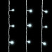 Гирлянда Занавес 2 x 3 м Белый 220В, 600 LED, Провод Прозрачный ПВХ, IP54