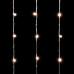 Гирлянда Занавес с Колпачком 2 x 3 м Экстра Тепло-Белый 220В, 600 LED, Провод Прозрачный ПВХ, IP65