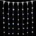 Гирлянда Занавес с Колпачком 2 x 3 м Белый 220В, 600 LED, Провод Прозрачный ПВХ, IP65