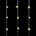 Гирлянда Занавес с Колпачком 2 x 3 м Тепло-Белый 220В, 600 LED, Провод Прозрачный ПВХ, IP65