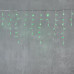 Гирлянда Бахрома с Колпачком 3,1 x 0,5 м Зелёная 220В, 120 LED, Провод Прозрачный ПВХ, IP65