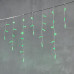 Гирлянда Бахрома с Колпачком 3,1 x 0,5 м Зелёная 220В, 120 LED, Провод Прозрачный ПВХ, IP65