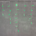 Гирлянда Бахрома с Колпачком 3,1 x 0,5 м Зелёная 220В, 120 LED, Провод Прозрачный ПВХ, IP65
