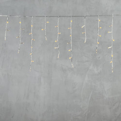 Гирлянда Бахрома с Колпачком 3,1 x 0,5 м Желтая 220В, 120 LED, Провод Прозрачный ПВХ, IP65