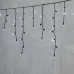 Гирлянда Бахрома с Колпачком 3,1 x 0,5 м Белая 220В, 120 LED, Провод Черный ПВХ, IP65