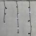 Гирлянда Бахрома с Колпачком 3,1 x 0,5 м Белая 220В, 120 LED, Провод Черный ПВХ, IP65