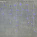 Гирлянда Бахрома 3,1 x 0,5 м Синяя 220В, 150 LED, Провод Прозрачный ПВХ, IP54