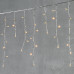 Гирлянда Бахрома 3,1 x 0,5 м Экстра Тепло-Белая 220В, 150 LED, Провод Прозрачный ПВХ, IP54