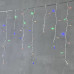 Гирлянда Бахрома 3,1 x 0,5 м Разноцветная 220В, 150 LED, Провод Прозрачный ПВХ, IP54